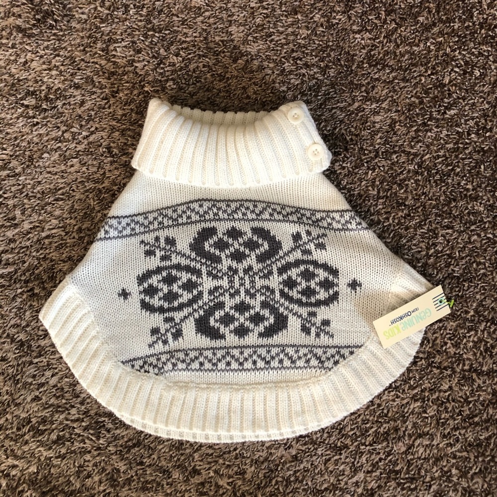 Girls Knit Poncho